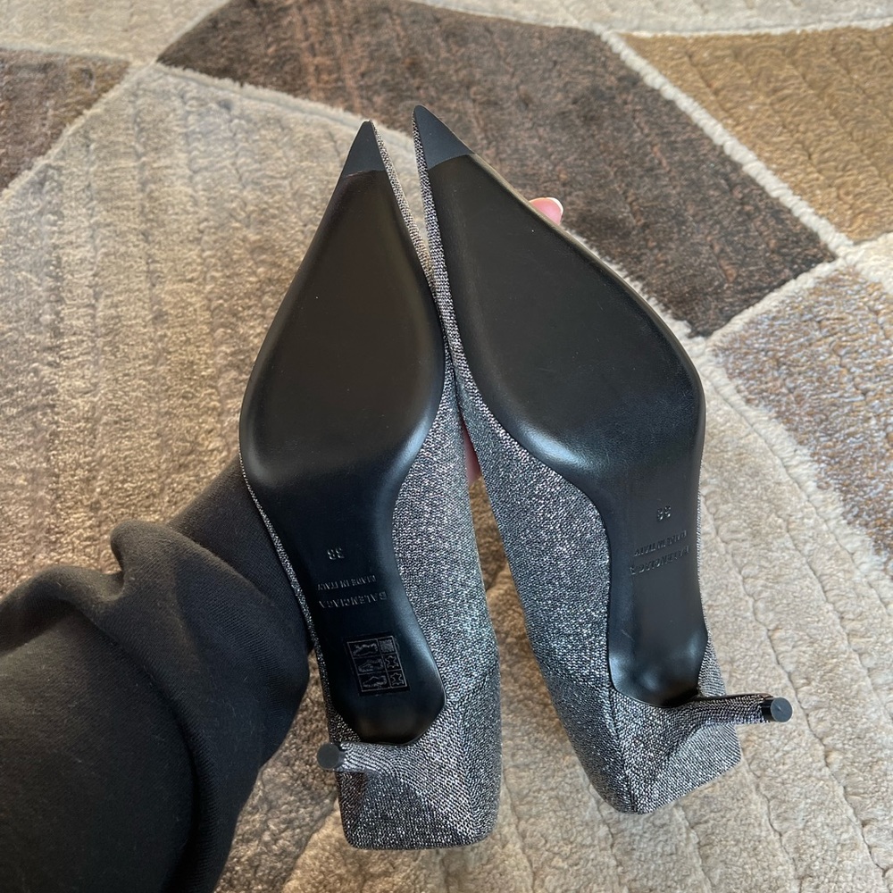 Silver balenciaga knife pumps size 8 - Picture 9 of 9